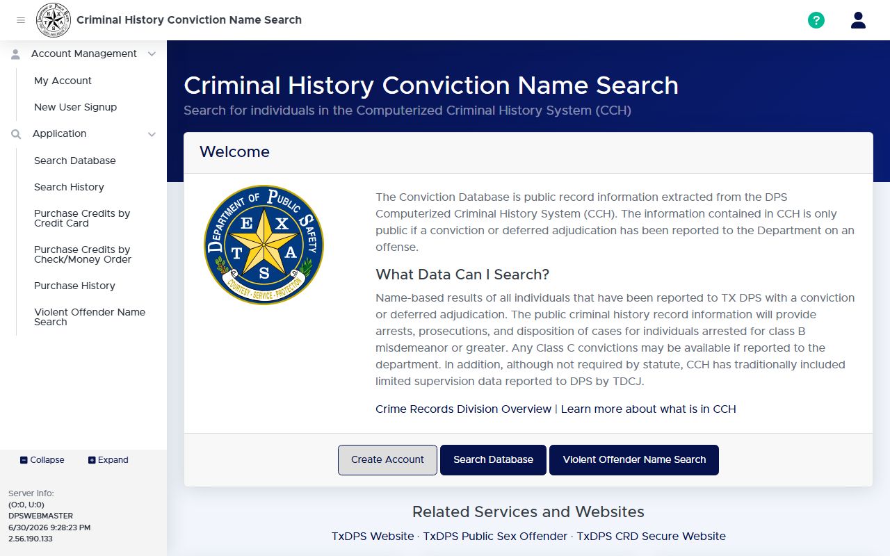 Texas DPS conviction search for Gray County court records after arrest